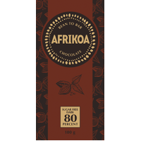 Afrikoa - 80% Dark Sugar Free